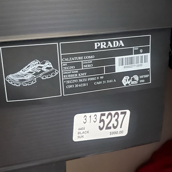 Prada cloudbustthunder only worn 3 times in almost new condition - Picture 5 of 6